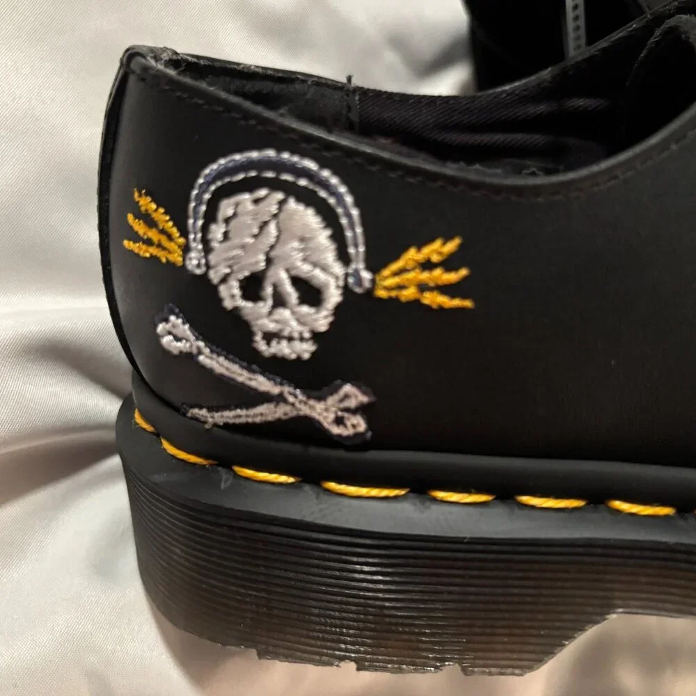 Dr. Marten 1461 Souvenir Embroidered Leather Shoes - Picture 5 of 10